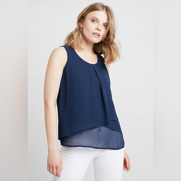Esprit Navy Blouse - Picture 2 of 4
